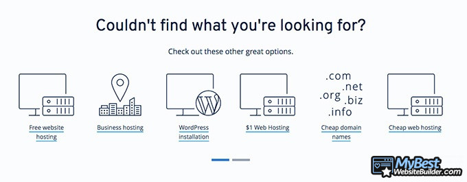 Opiniones sobre Hosting 1&1: Otras funciones.