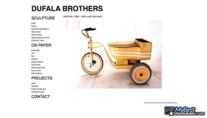 Artist websites: Dufala Brothers. Artist websites: Dufala Brothers.