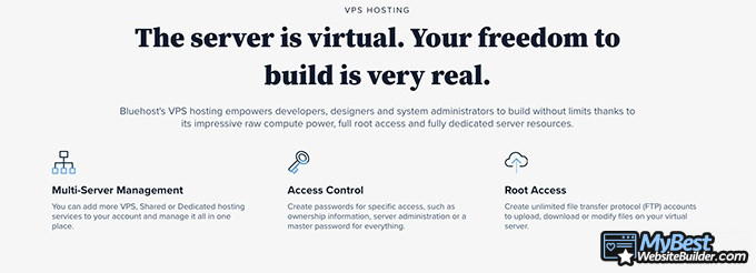 Лучший облачный хостинг: BlueHost.