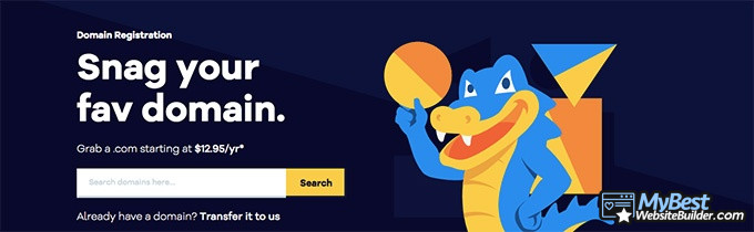 Hosting domain terbaik: HostGator.