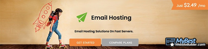 Best email hosting: A2 Hosting.