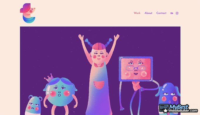 Website portofolio terbaik: Thida Ungtrakul.