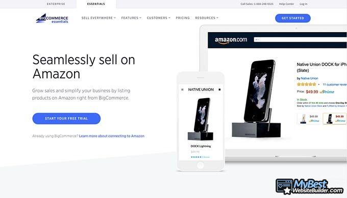 BigCommerce reviews: Amazon integration.