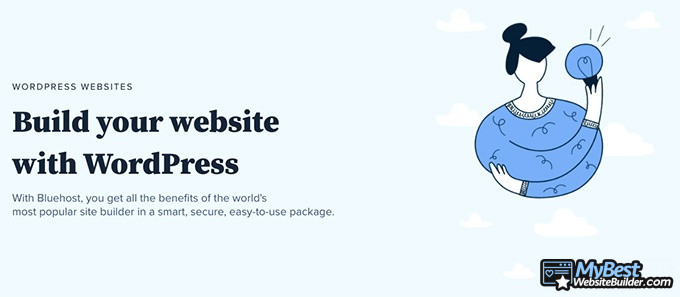 Bluehost reviews: build your website with WordPress.