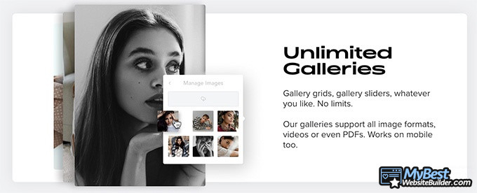 Carbonmade review: unlimited galleries.