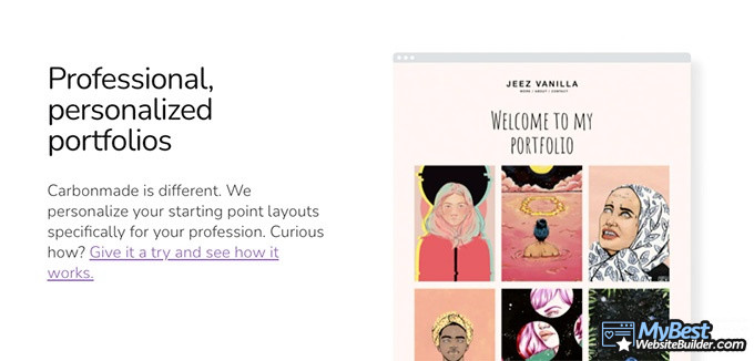Carbonmade review: professional, personalized portfolios.