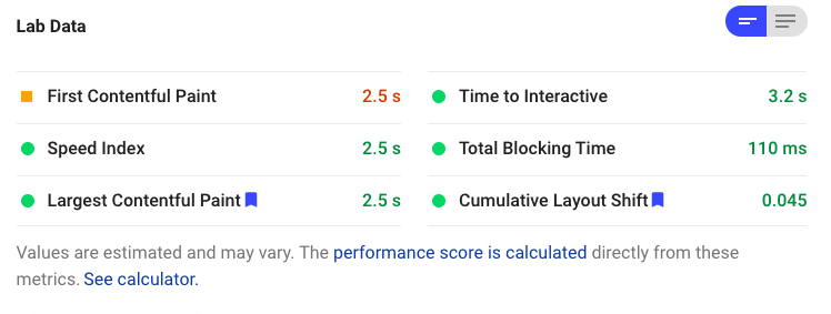 Carbonmade review: site loading speed.