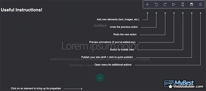 Análise do Carrd: instruções.