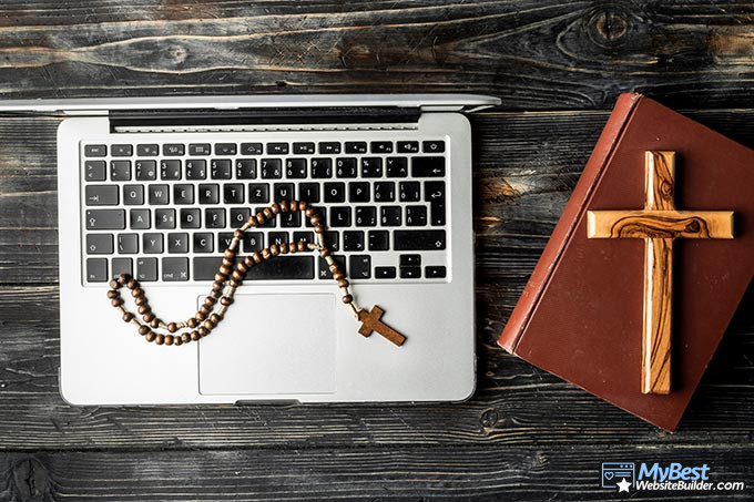 Church websites: a cross and a computer. Church websites: a cross and a computer.