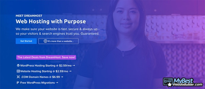 DreamHost reviews: web hosting with purpose.