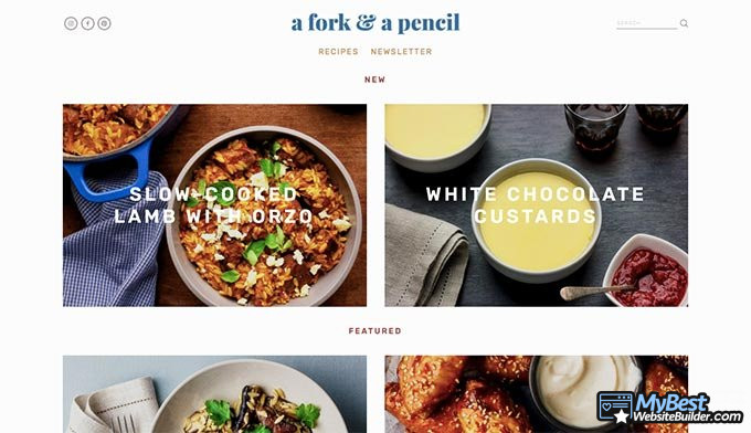 review best food websites