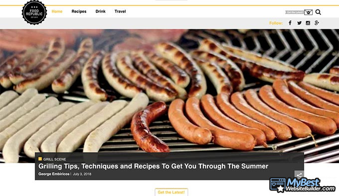 Meilleur site de cuisine exemple 6.