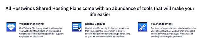 Hosting WordPress Gratis: Hostwinds.