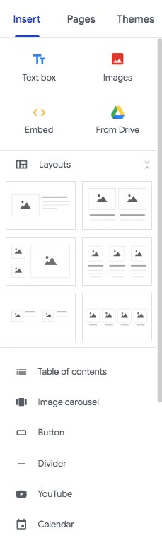 image carousel google sites