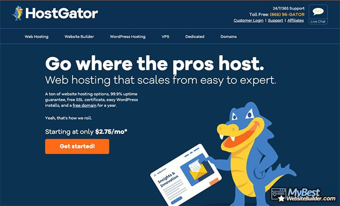 Comment héberger un site: hostgator.
