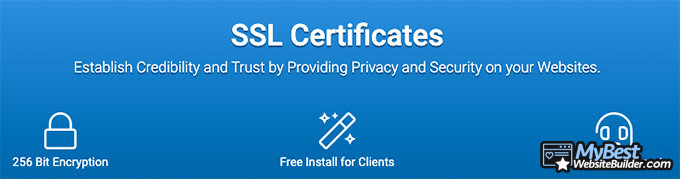 Đánh giá Hostwinds: Chứng chỉ SSL.