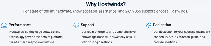 Avis hostwinds: pourquoi hostwinds.