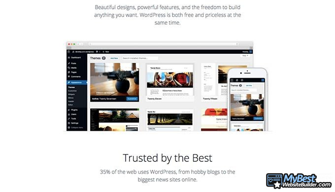 Cara coding website: WordPress.org