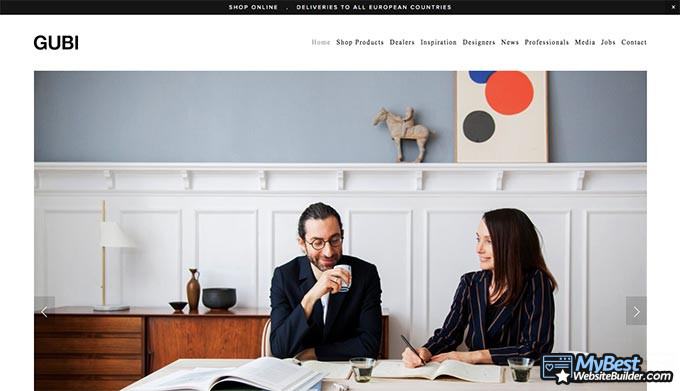 Photography websites: Gubi. Photography websites: Gubi.