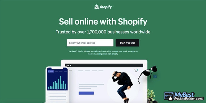 Lựa chọn thay thế Shopify: Trang tạo web nổi tiếng.