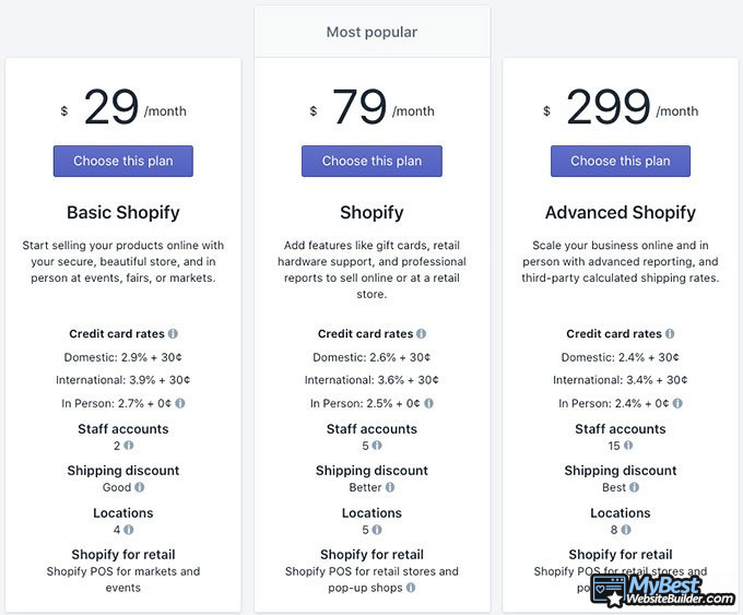 shopify store business plan