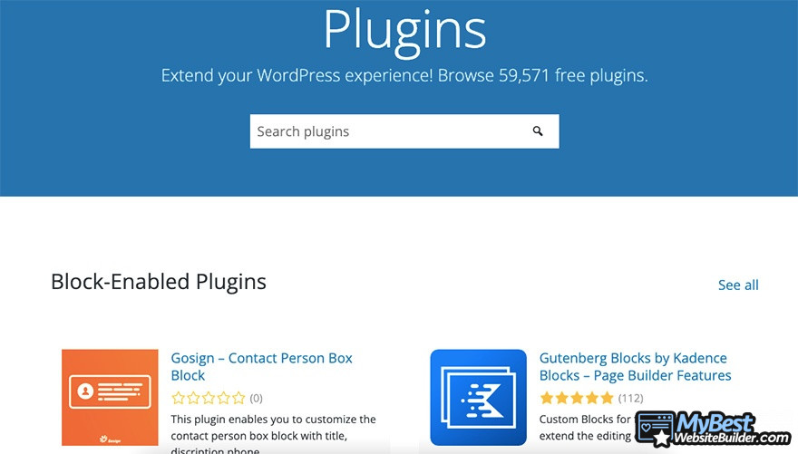 Shopify VS WordPress: WordPress plugins.