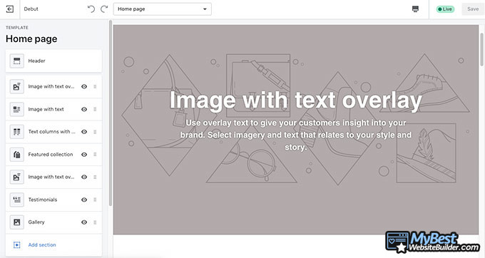 Volusion VS Shopify: Shopify interface. Volusion VS Shopify: Shopify interface.