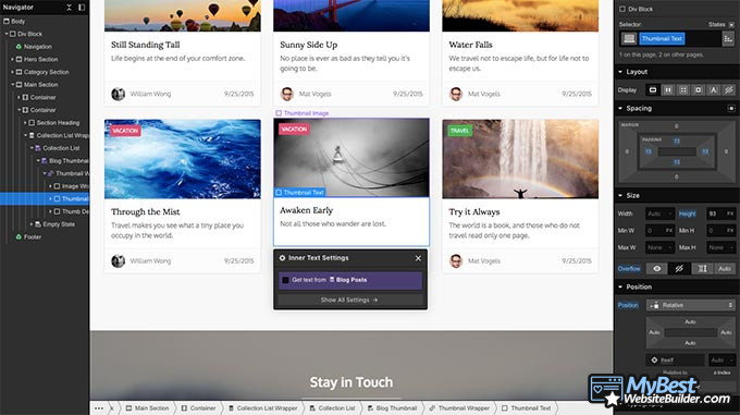 Webflow review: website builder.