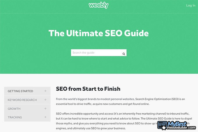 Weebly review: SEO guide