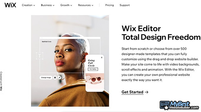 Wix alternatives: Wix homepage. Wix alternatives: Wix homepage.