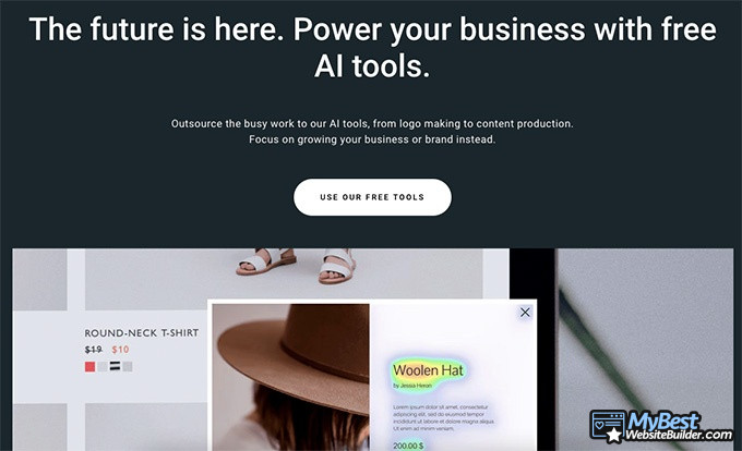 Wix alternatives: Zyro AI tool page. Wix alternatives: Zyro AI tool page.
