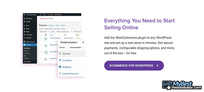 Shopify VS WooCommerce: Integraciones WordPress WooCommerce.