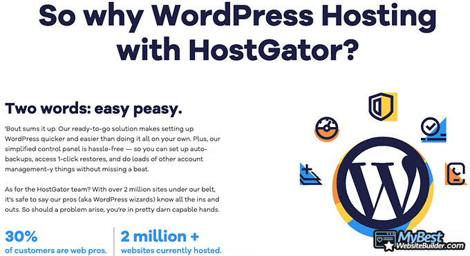 Дешевый хостинг WordPress: HostGator.