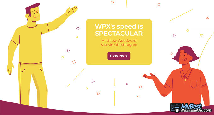 WPX Hosting reviews: spectacular speed.